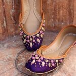 Purple Khussa For Her-2159