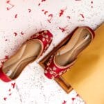 Maroon Khussa For Her-2220