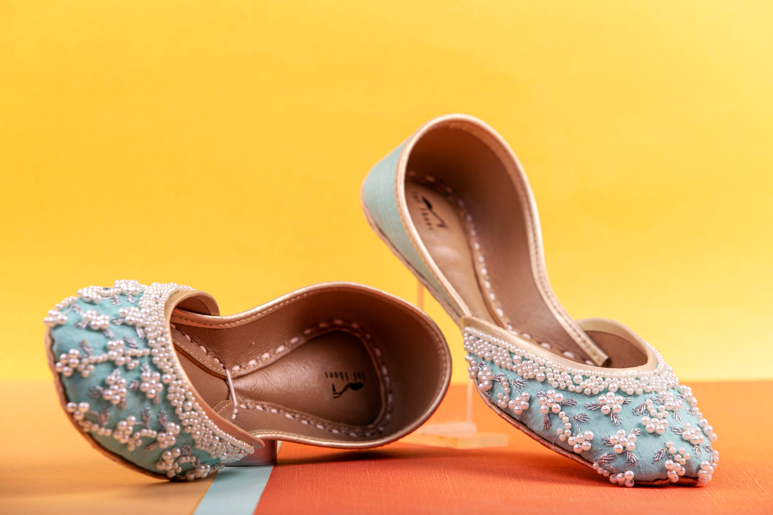 2269-blue-1-scaled-1.jpg Blue Khussa With White Pearls-2269 - Image 1