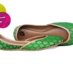Light Green Banarsi Khussa For Her-220
