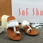 Casual White Kolapuris 497