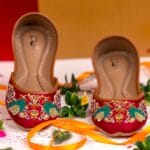 True Love Peacock embroidered Khussa