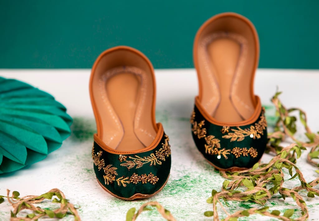 green khussa by snf green khussa by snf