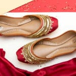 Maroon Khussa For Her-2227