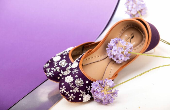 2259 Purple khussa - Image 3