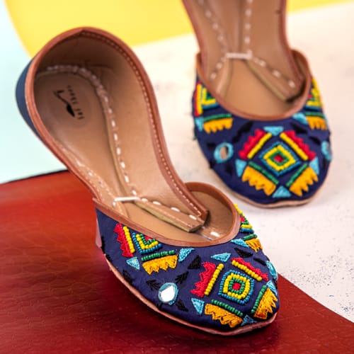 SE-58 Blue Khussa For Her-Se-58 - Image 1