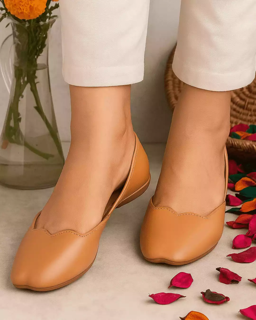 mustard khussa for her mustard khussa for her