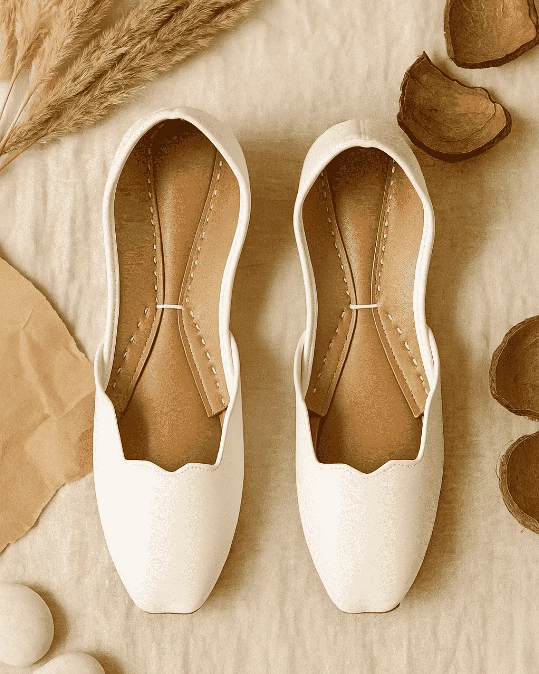 white khussa for her white khussa for her