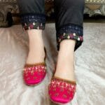 Pink Nawabi Khussa
