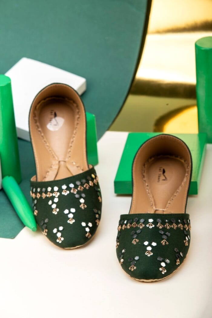 NW-902 Green Khussa For Her - Image 4