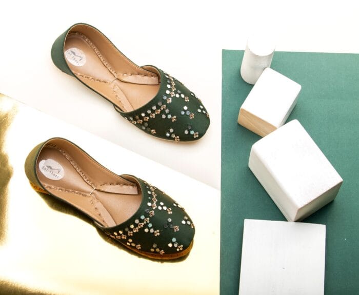 NW-902 Green Khussa For Her - Image 2