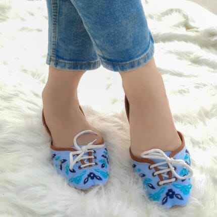 Laceups Ferozi Khussa For Her