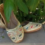 Golden Multi Tilla Khussa For Her-131