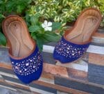 Casual Blue Khussa For Her