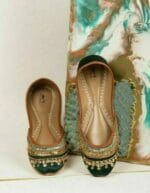 Green Embroidered Khussa-2250 - Image 3