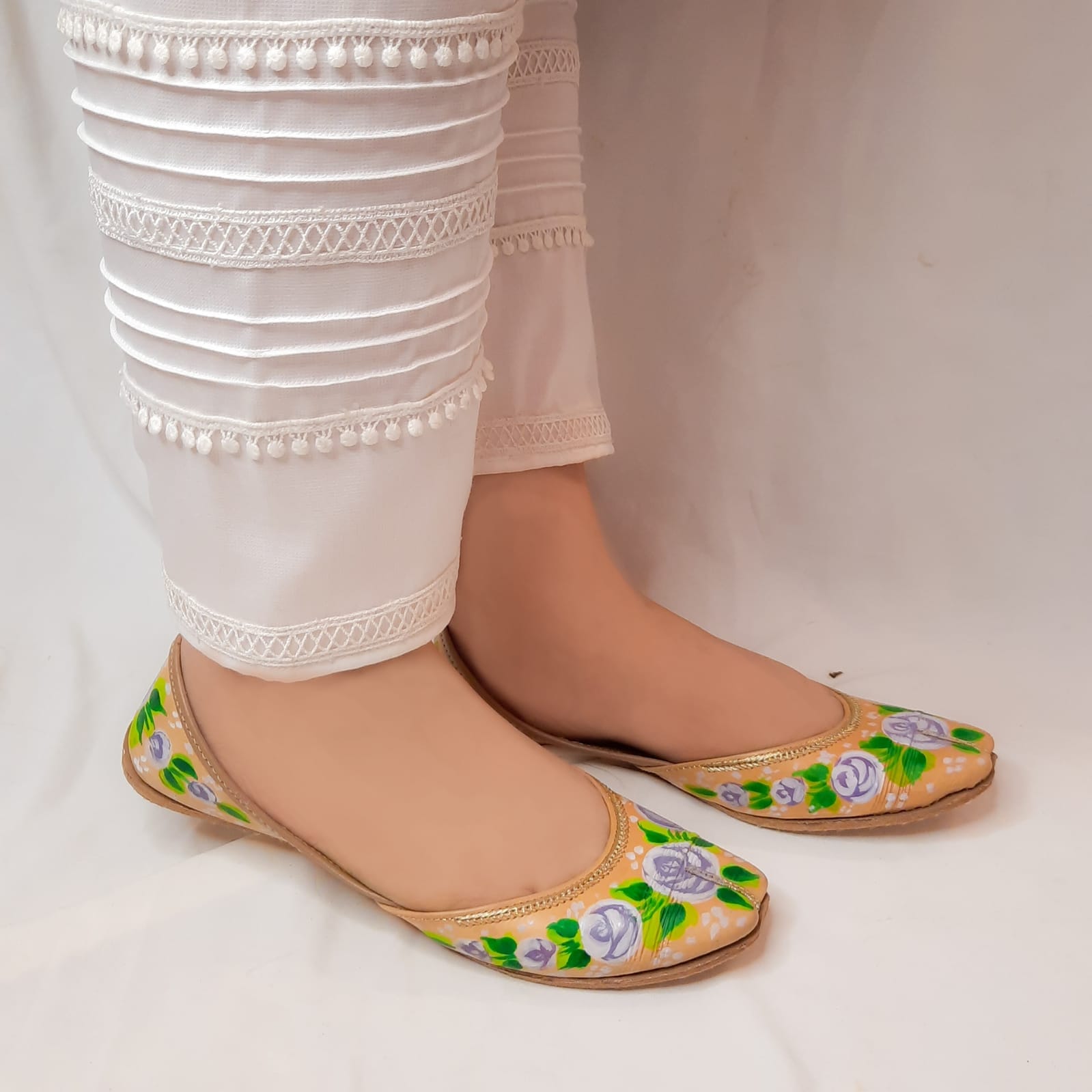 Hand Painted Khussa By Snf Hand Painted Khussa By Snf