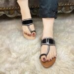 Casual Black Kolapuris 497 - Image 3