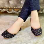 Black Khussa With Golden Stars-2001 - Image 3