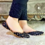 Black Khussa With Golden Stars-2001 - Image 2