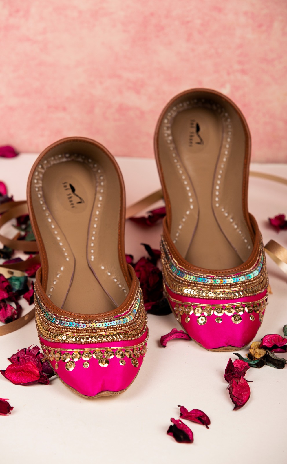 pink khussa for her pink khussa for her