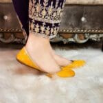 Yellow banarsi Khussa For Her-220