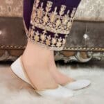 White casual khussa for women