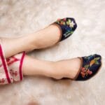 Sparrow Blue Khussa-2195 - Image 2