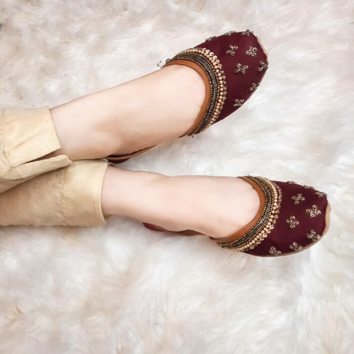 Regal Radiance Khussa-2261 Maroon - Image 2