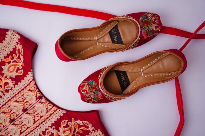 Maroon Elephant Khussa SE-16 - Image 2