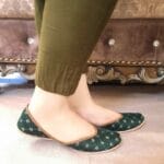 Casual Green Khussa By Snf