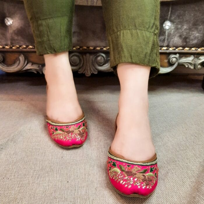 Pink Khussa for women - 2345 - Image 2