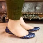 Dark Blue Banarsi Khussa For Her-220