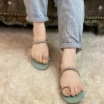 Green Kolapuri for her - 3269 - Image 3