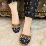 Blue Khussa For Her-NW-2270 - Image 2