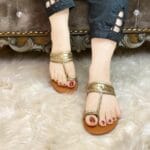 Gold Kolapuri For Her -3281 - Image 3