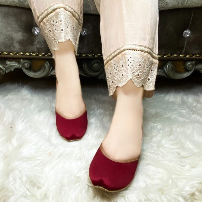 Maroon khussa for Her-2361 - Image 2