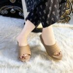 Beige Wedges For Her-3249 - Image 2