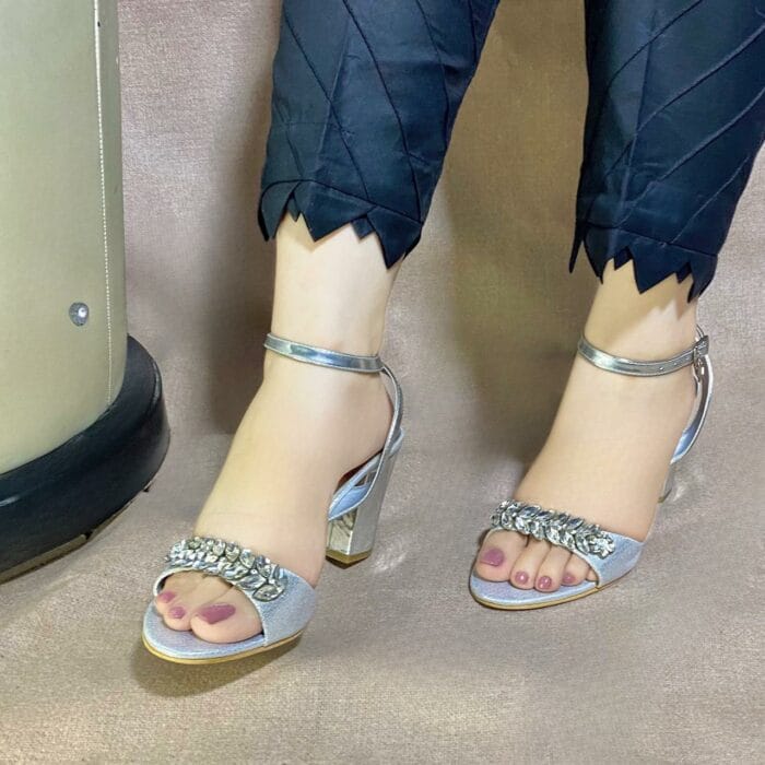 Silver Heels For Her-7188 - Image 3