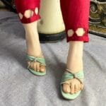 3287 Slippers Sea Green - Image 3