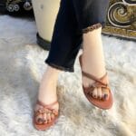 Flat Slippers Peach 3288 - Image 2