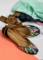 Azure Blue Threadwork Elegance Khussa 2327 - Image 3