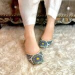 Triangles Digital Printed Khussa - Image 3