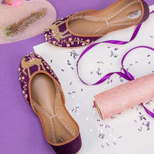 Deer Purple Purple khussa