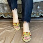 Jute Flats in Beige FL-03 - Image 2