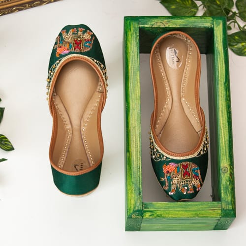 Green Elephent khussa Green Elephent khussa