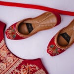 Maroon Elephent Khussa