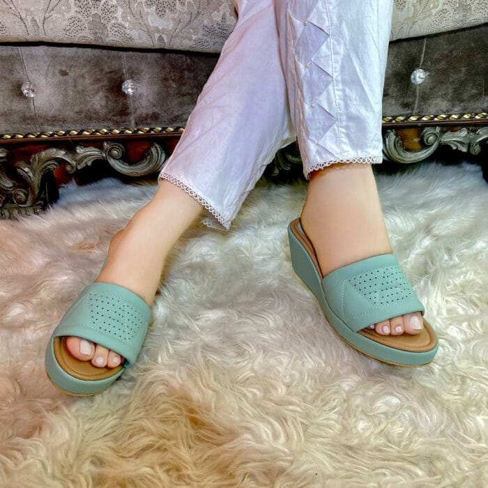 Wedges For Her 3298 Mint Green - Image 2