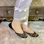 Beautiful Black Net Khussa For Her 2370