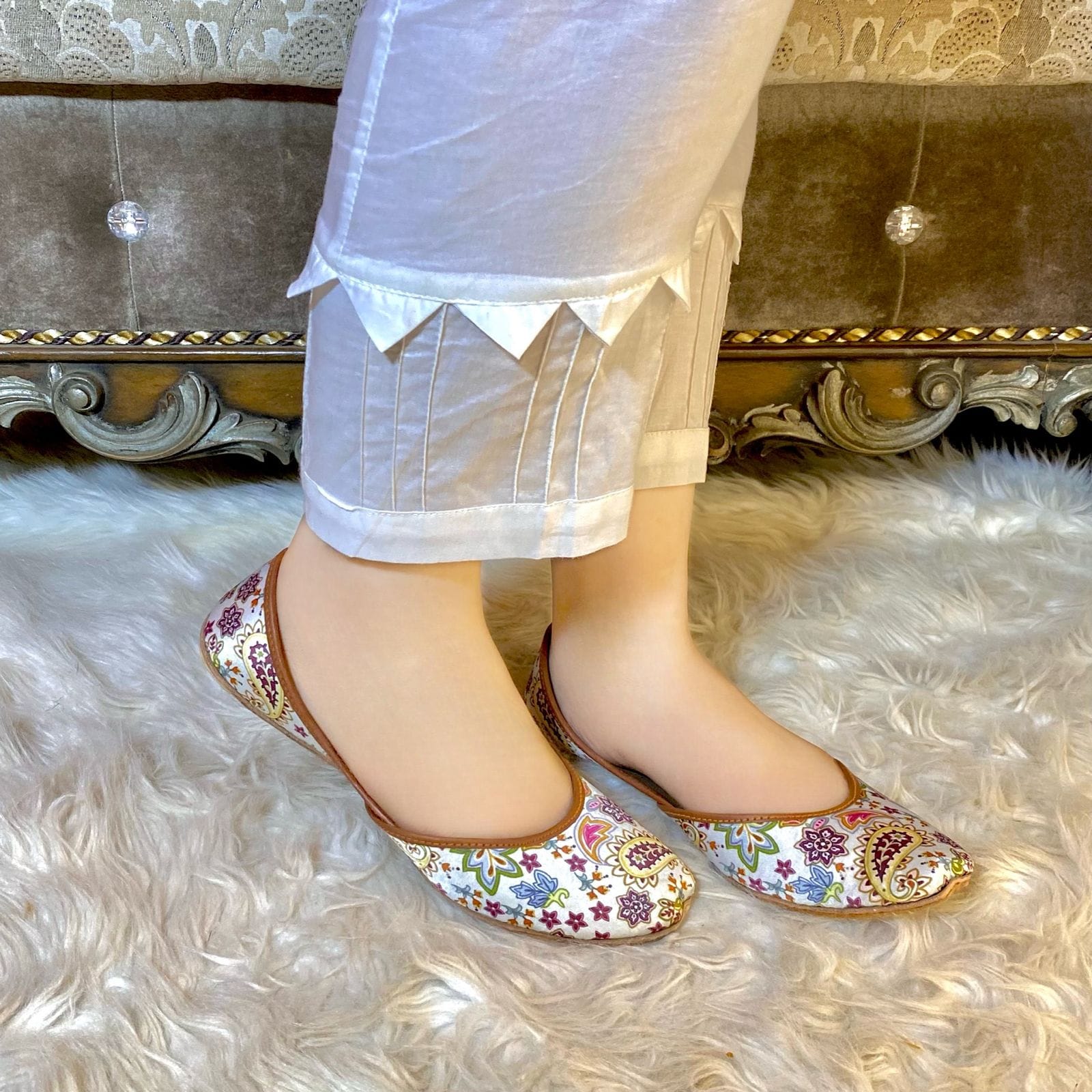 WhatsApp Image 2023-11-03 at 5.37.59 PM (2) Paisley Digital Printed Khussa - Image 1