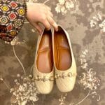 Beautiful Beige Bee Pumps for Her 625